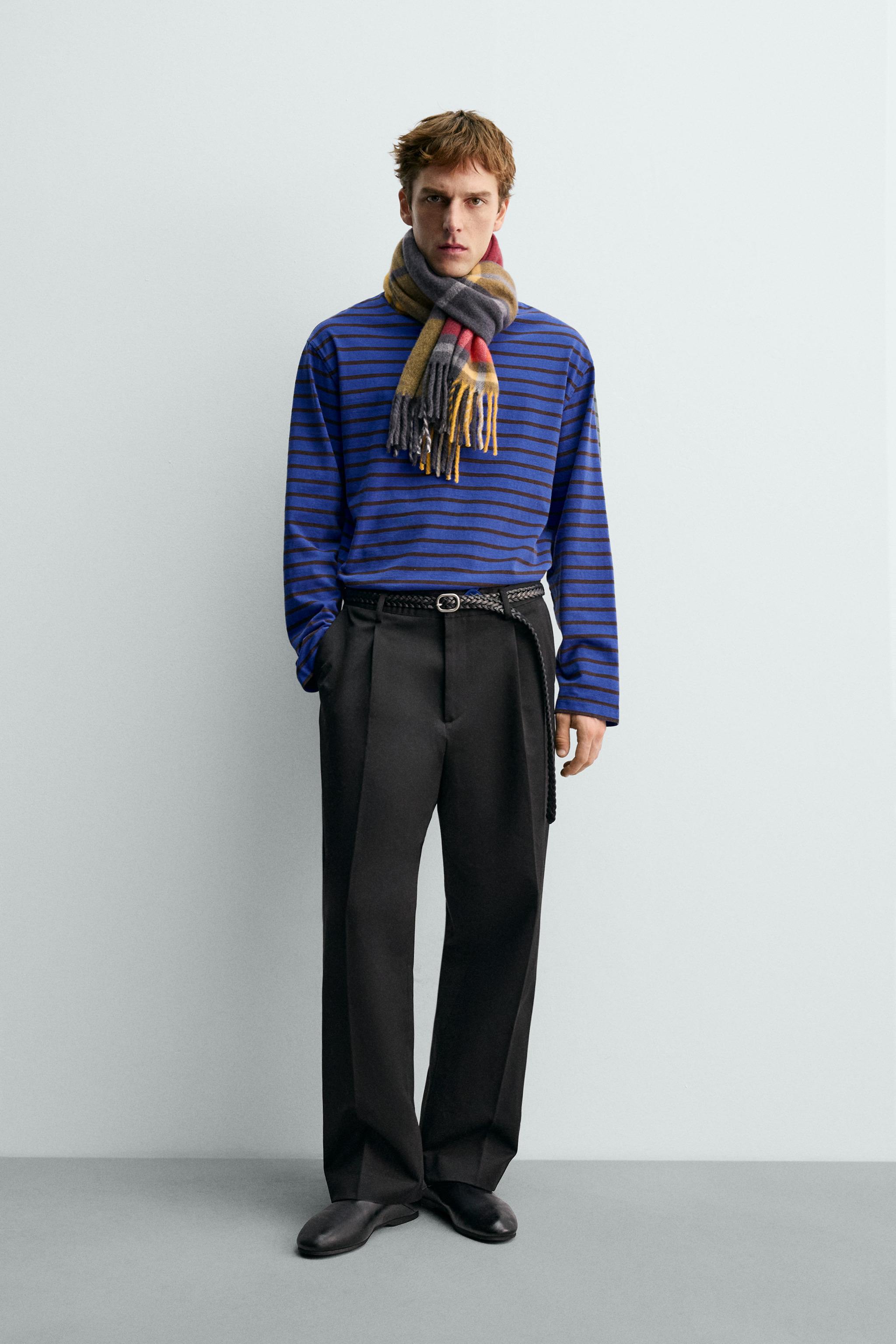 STRIPED JACQUARD T-SHIRT AARON LEVINE X ZARA